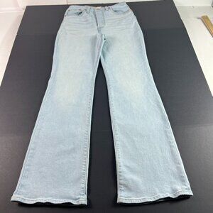 Levi's Jeans Women's 29x32* Ribcage High Rise Boot Cut Light Blue Denim Tag 30